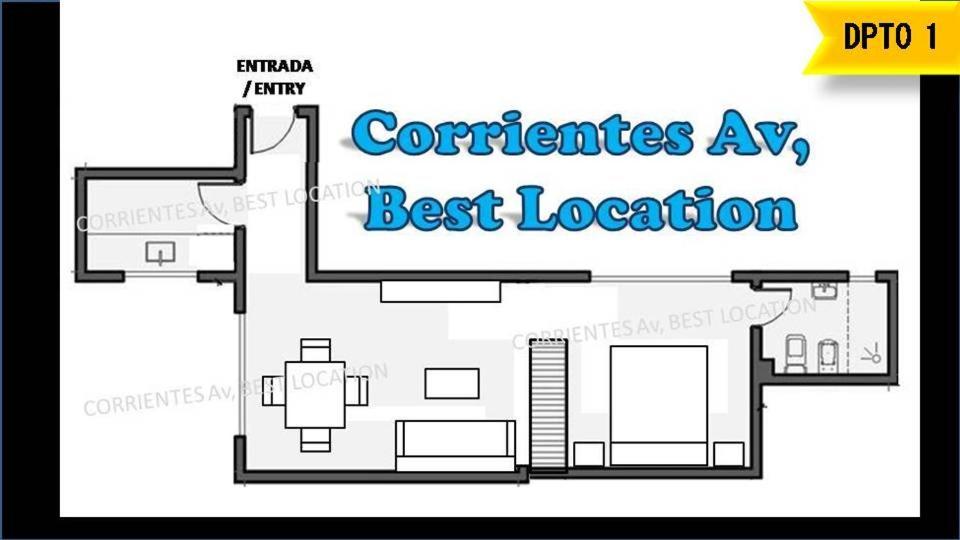 Corrientes Av, Best Location Buenos Aires Exterior foto